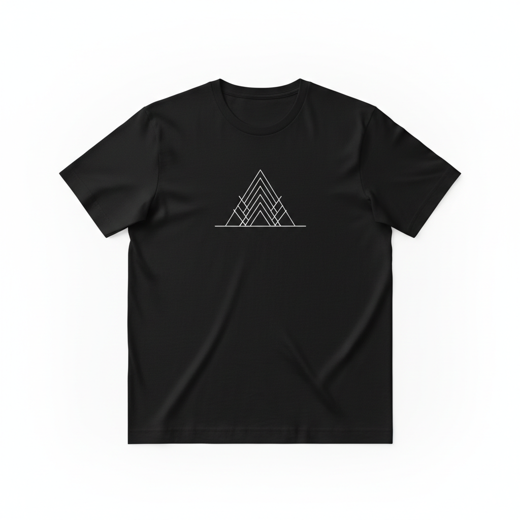 Minimalist geometric design t-shirt