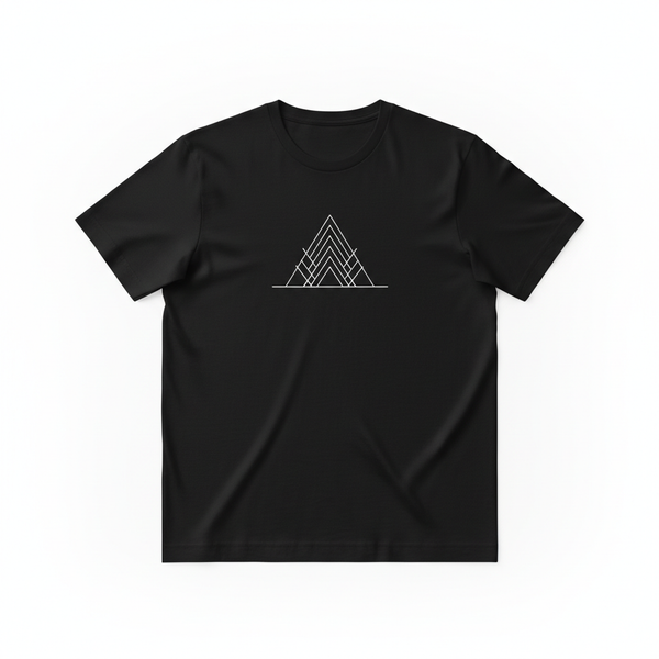 Minimalist geometric design t-shirt