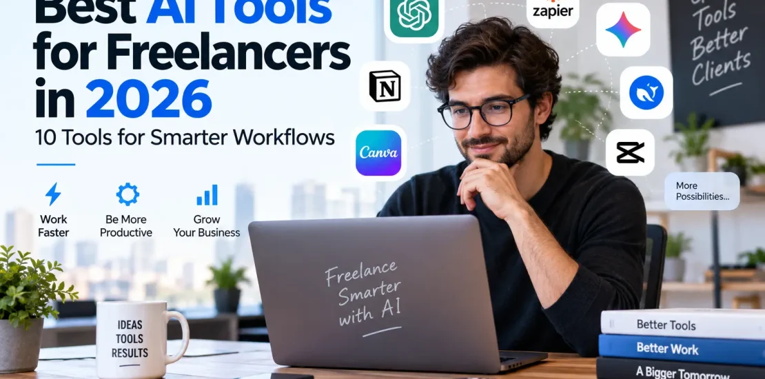 Best AI tools for freelancers in 2026 for smarter workflows