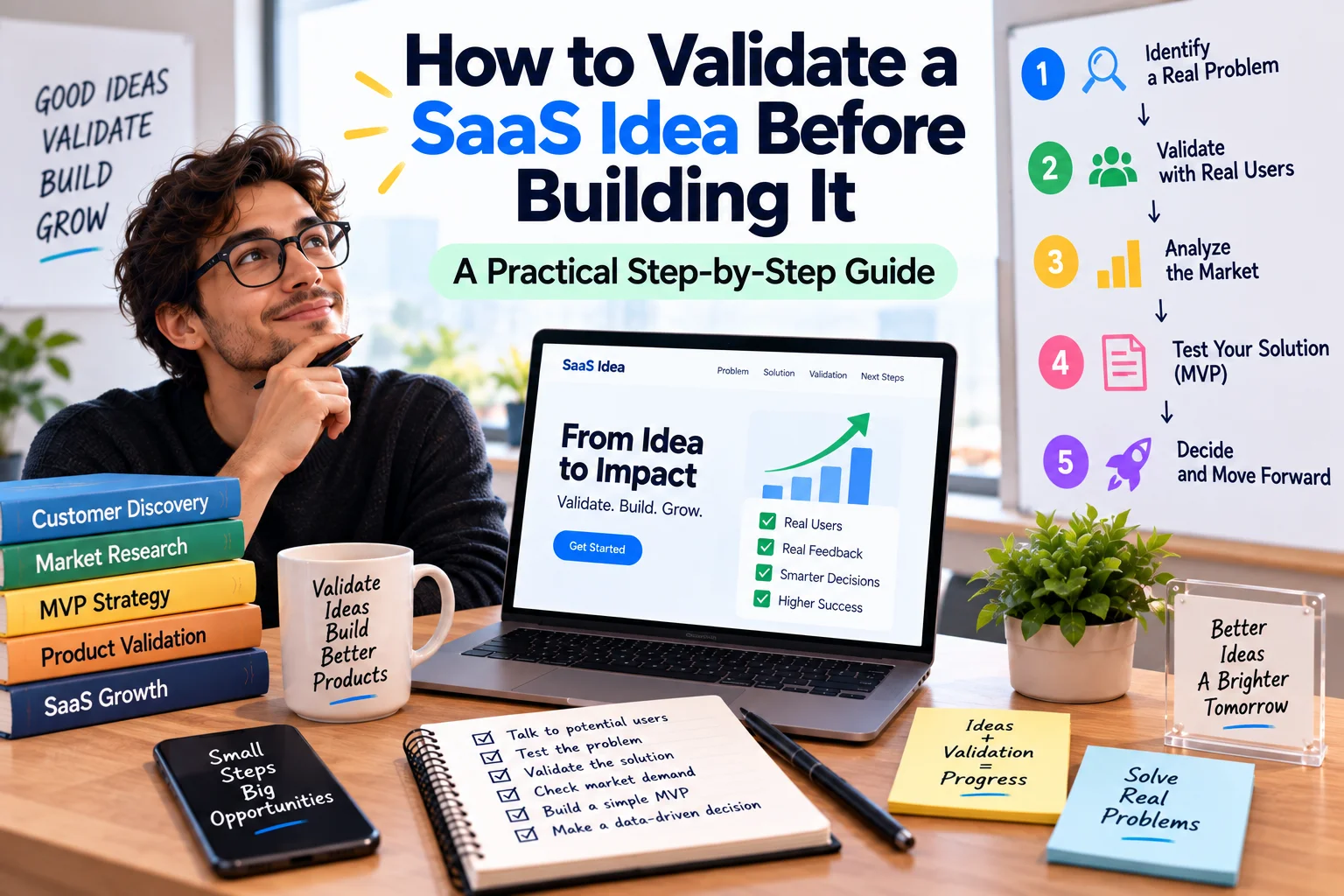 How to validate a SaaS idea before building it step by step