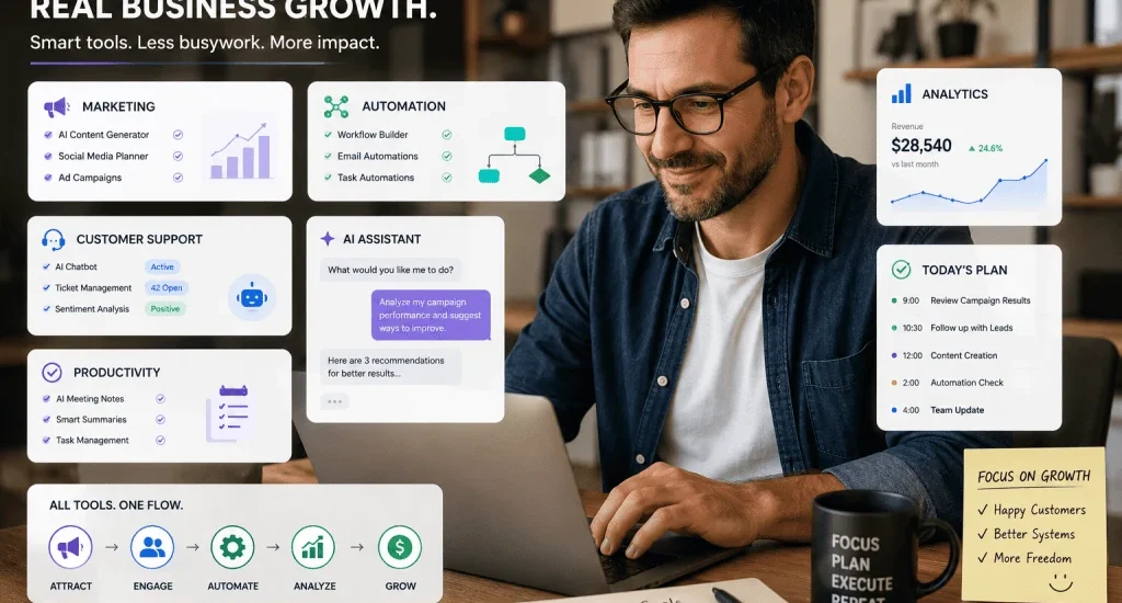 Best AI tools for small businesses in 2026
