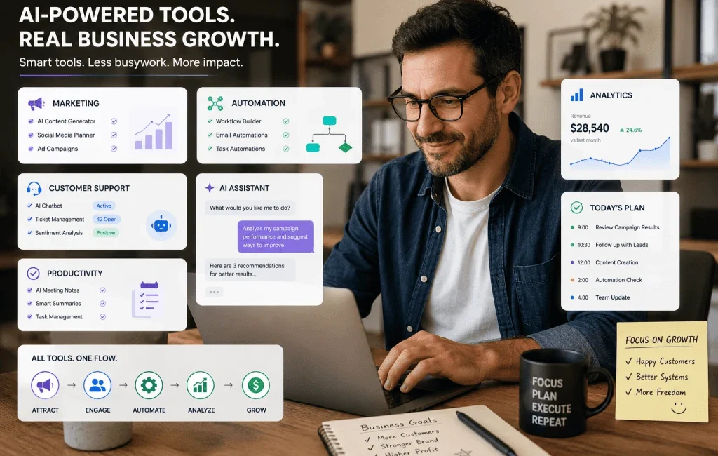Best AI tools for small businesses in 2026