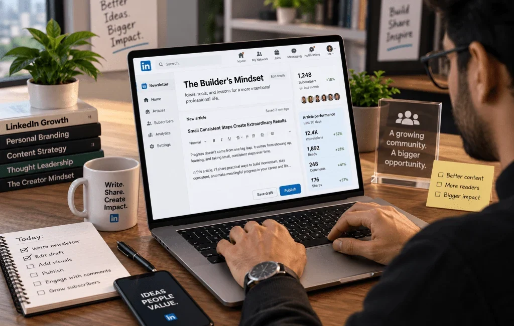 LinkedIn Newsletter publishing guide for professionals