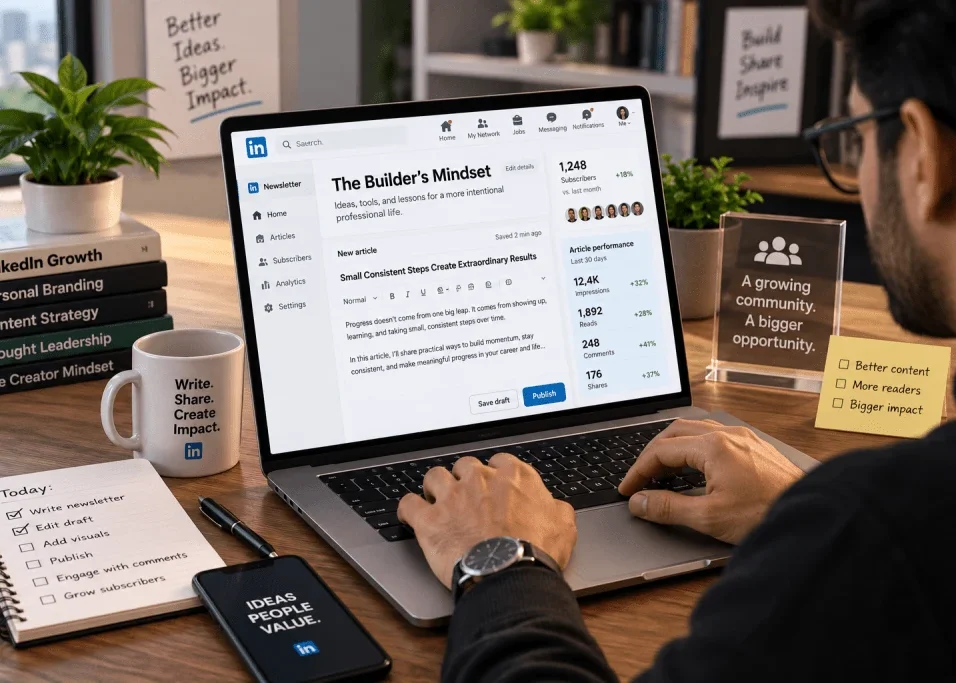 LinkedIn Newsletter publishing guide for professionals