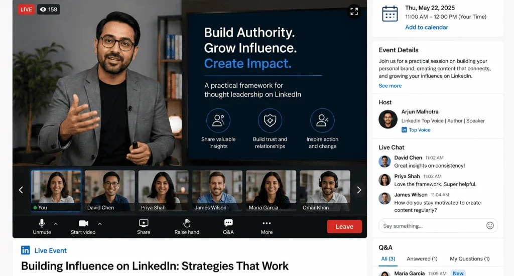 LinkedIn Events guide for professional event planning