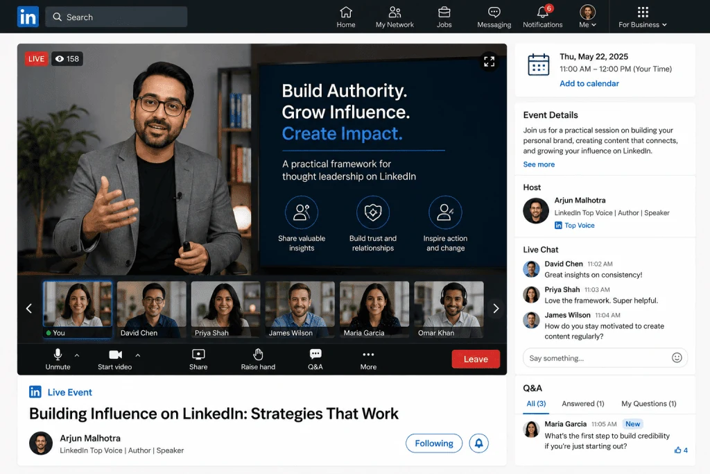 LinkedIn Events guide for professional event planning