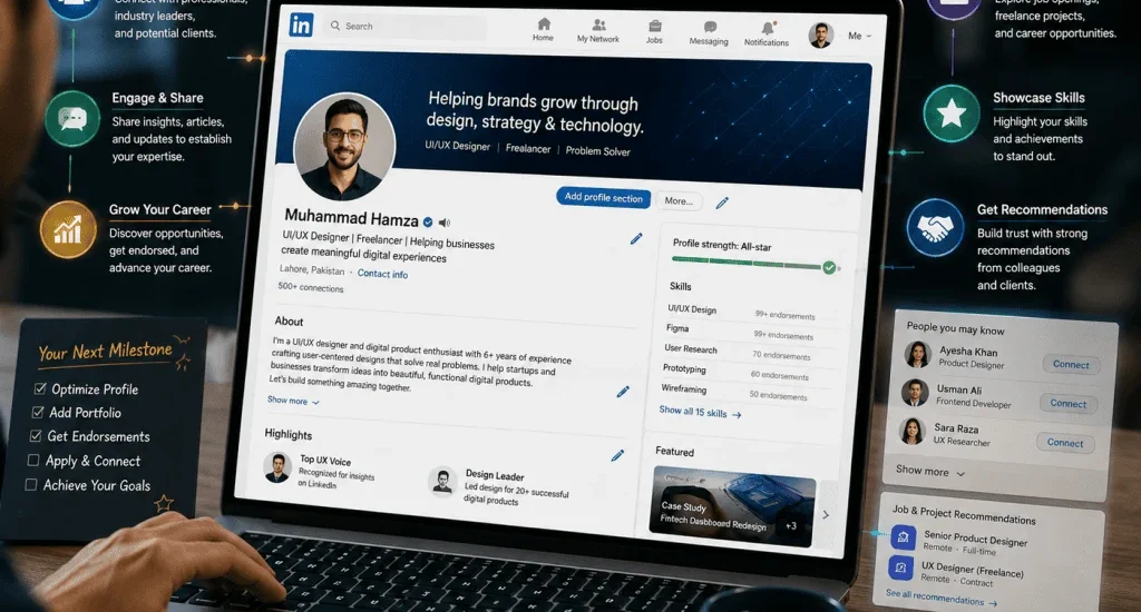 LinkedIn profile optimization guide for jobs freelancing and personal branding