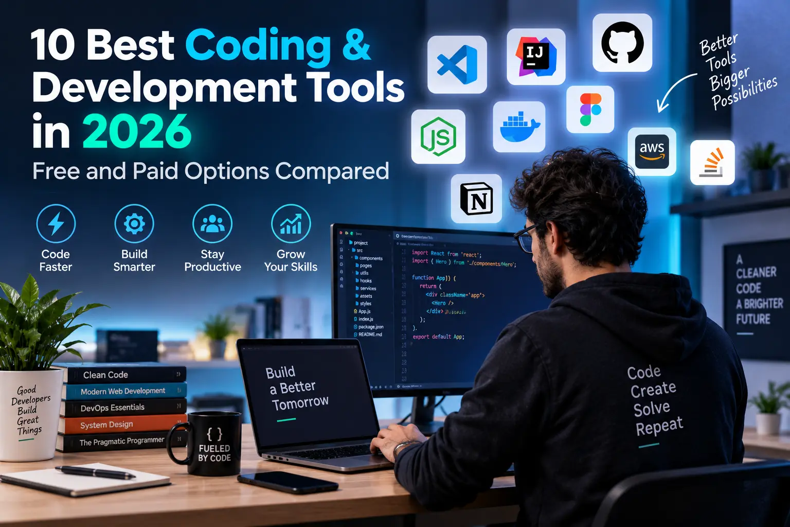 10 best coding and development tools in 2026, including free and paid options