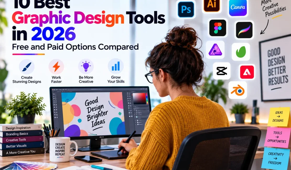 10 best graphic design tools in 2026, including free and paid options