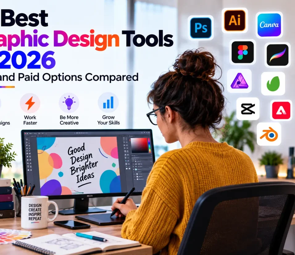 10 best graphic design tools in 2026, including free and paid options