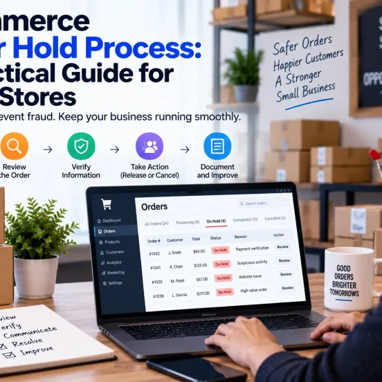 Ecommerce order hold process for small stores