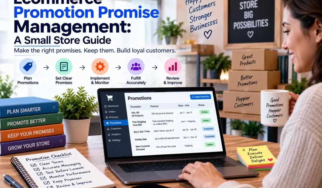 Ecommerce promotion promise management guide for small stores