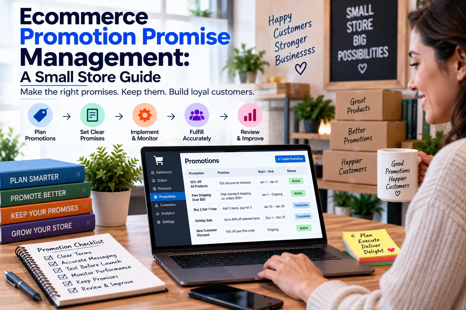 Ecommerce promotion promise management guide for small stores