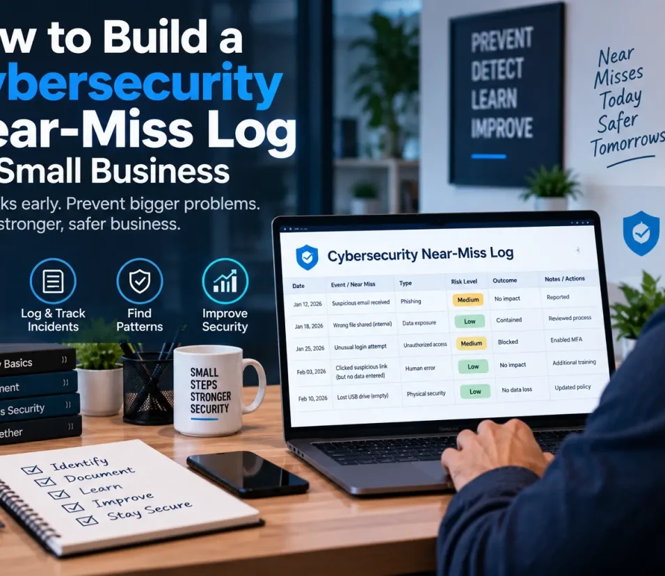 How to build a cybersecurity near-miss log for small business