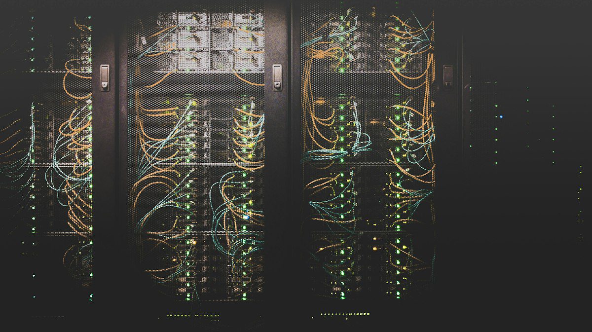 Server infrastructure representing WordPress website security planning