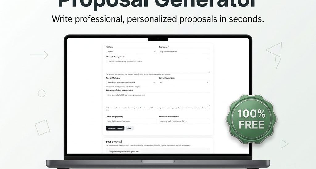Fiverr and Upwork proposal generator personalization guide