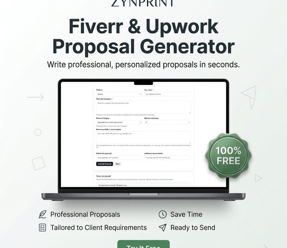 Fiverr and Upwork proposal generator value, scope and pricing guide