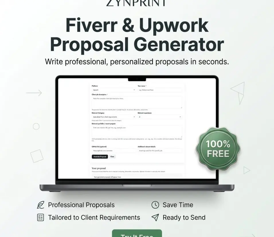 Fiverr and Upwork proposal generator value, scope and pricing guide